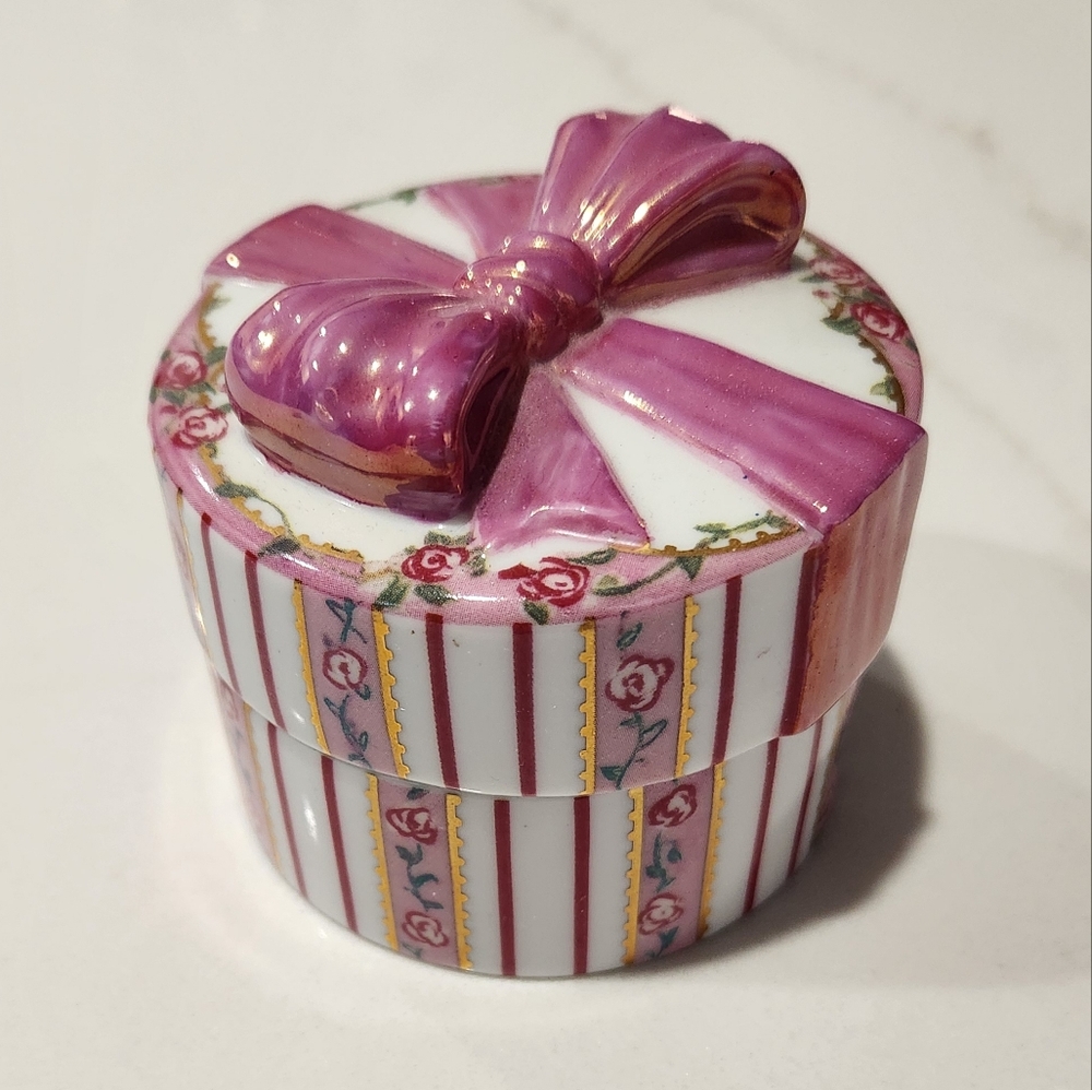 Musical Trinket Box from A Mother's Love Heirloom Porcelain Collection